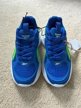 Reebok Kids Blue & Green Athletic Sneakers